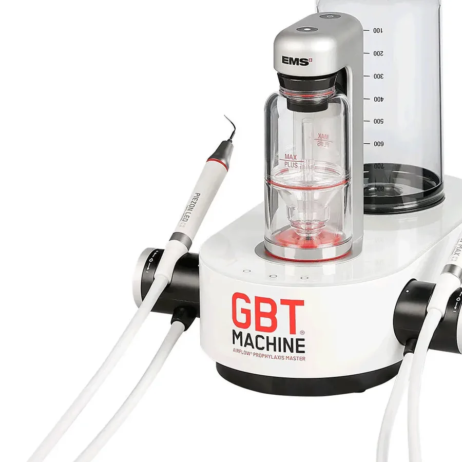 Апарат GBT Machine на швейцарската компания EMS с накрайници AIRFLOW и PIEZON